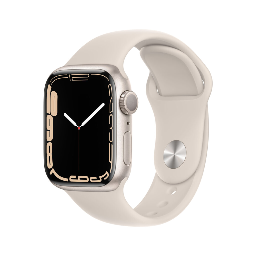 Nutikell Apple Watch Series 7 (45 mm) GPS : Starlight hind ja info | Nutikellad (smartwatch) | kaup24.ee