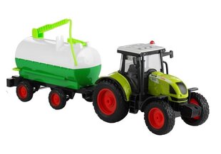 Трактор со звуками с прицепом и автоцистерной, 37.5 см цена и информация | Игрушки для мальчиков | kaup24.ee