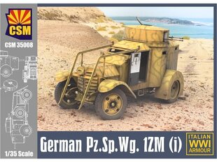 Сборная пластиковая модель CSM - German Pz.Sp.Wg. 1ZM(i) Armoured Car 1ZM 1935-1944, 1/35, 35008 цена и информация | Конструкторы и кубики | kaup24.ee