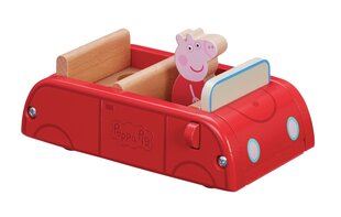 Деревянный автомобиль Свинка Пеппа (Peppa Pig) цена и информация | Drewniana Wieża Piramida Kura Nakładanie Kolorowych Kwadratów LD-15 15276 | kaup24.ee