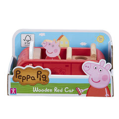 Puidust mänguauto Põrsas Peppa (Peppa Pig) цена и информация | Игрушки для малышей | kaup24.ee