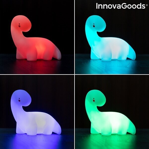 MITMEVÄRVILINE LED-LAMP DINOSAURUS LIGHTOSAURUS INNOVAGOODS hind ja info | Laualambid | kaup24.ee