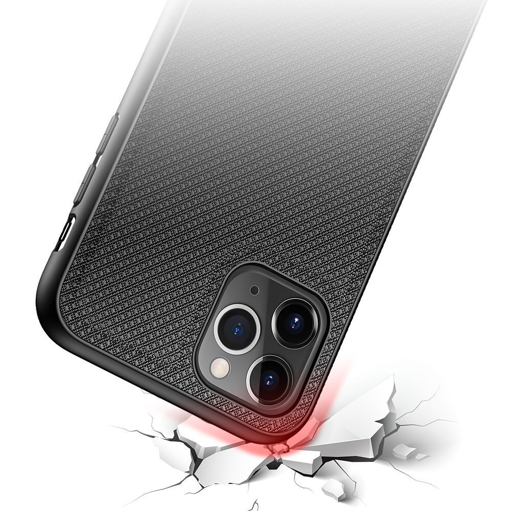 Dux Ducis Fino case covered with nylon material for iPhone 11 Pro Max black цена и информация | Telefoni kaaned, ümbrised | kaup24.ee