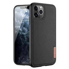 Dux Ducis Fino case covered with nylon material for iPhone 11 Pro Max black hind ja info | Telefoni kaaned, ümbrised | kaup24.ee