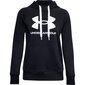 Naiste dressipluus Under Armor Rival Fleece Logo Hoodie W 1356318 001, must hind ja info | Naiste spordiriided | kaup24.ee