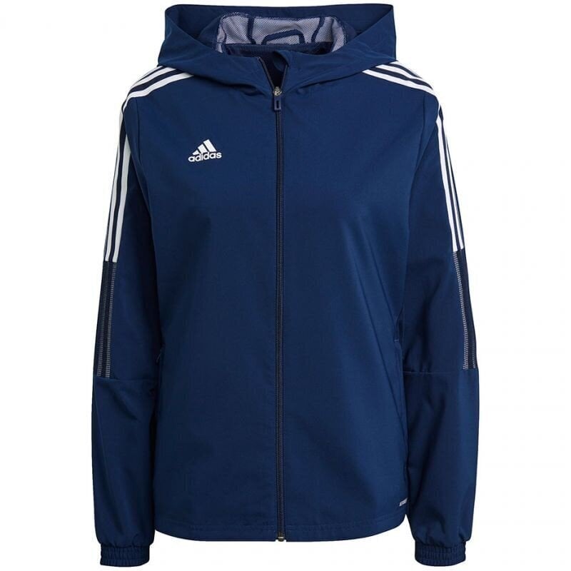 Naiste sportkampsun Adidas Tiro 21 Windbreaker W GP4968, tumesinine цена и информация | Naiste spordiriided | kaup24.ee