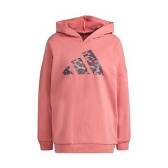 Naiste spordi dressipluus Adidas WMNS leopard print sweatshirt W GP7354, roosa цена и информация | Спортивная одежда для женщин | kaup24.ee