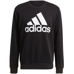 Мужской джемпер Adidas Essentials Sweatshirt M GK9076, черный цена и информация | Мужская спортивная одежда | kaup24.ee