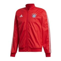 Спортивная куртка для мужчин Adidas Bayern Munich Anthem M DX9218, красная цена и информация | Мужская спортивная одежда | kaup24.ee