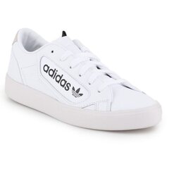 Naiste vabaajajalatsid Adidas Sleek W EF4935, valge hind ja info | Naiste spordi- ja vabaajajalatsid | kaup24.ee