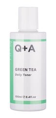 Näo toonik Q+A Green Tea, 100 ml hind ja info | Näopuhastusvahendid | kaup24.ee