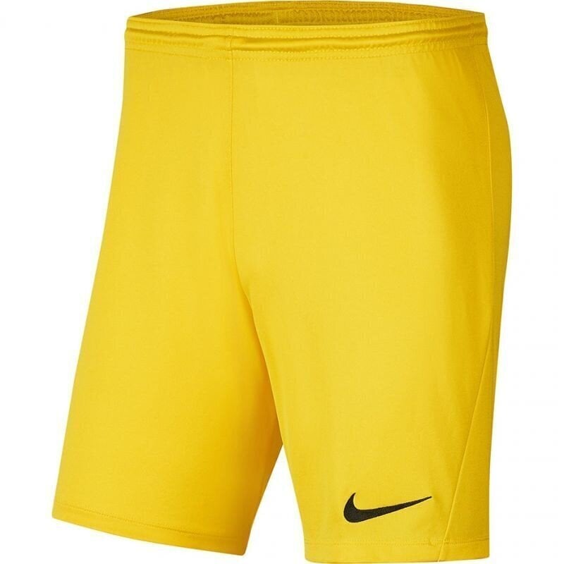 Meeste lühikesed spordipüksid Nike Dry Park III NB KM BV6855 719 51720, kollane hind ja info | Meeste spordiriided | kaup24.ee