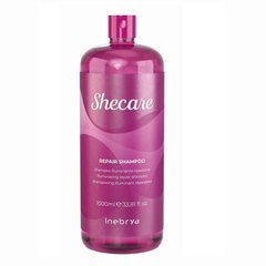 Шампунь для поврежденных волос Inebrya Shecare, 1000мл цена и информация | Шампуни | kaup24.ee