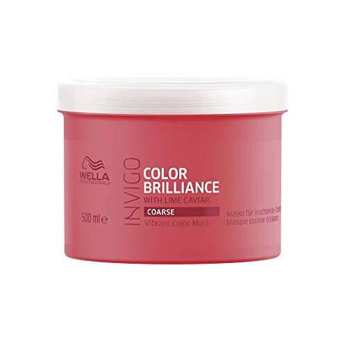 Mask värvitud juustele Wella Professionals Invigo Brilliance Coarse Mask, 500 ml hind ja info | Maskid, õlid, seerumid | kaup24.ee