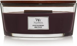 WoodWick ароматическая свеча Spiced Blackberry Elipsa, 453,6 г цена и информация | Подсвечники, свечи | kaup24.ee