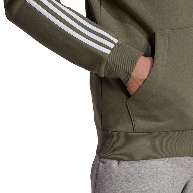Meeste dressipluus Adidas Essentials Hoodie M GK9052, roheline цена и информация | Meeste pusad | kaup24.ee