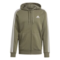 Джемпер для мужчин Adidas Essentials Hoodie M GK9052, зеленый цена и информация | Мужские толстовки | kaup24.ee