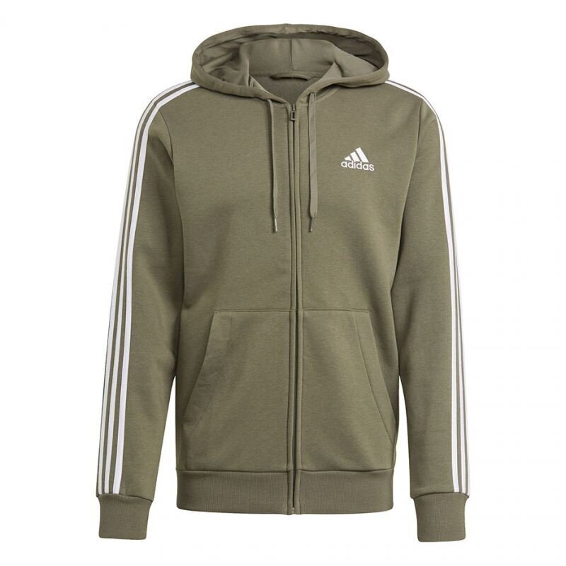 Meeste dressipluus Adidas Essentials Hoodie M GK9052, roheline цена и информация | Meeste pusad | kaup24.ee