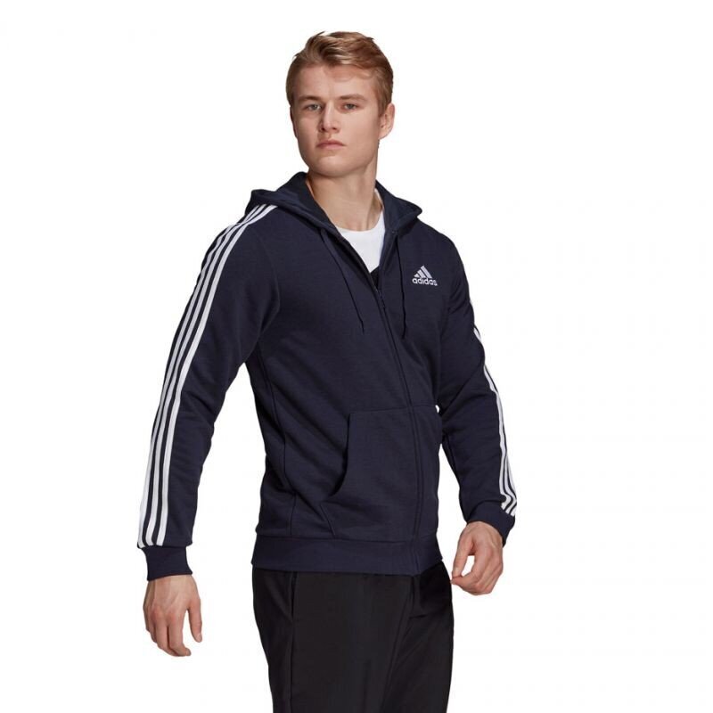 Meeste džemper Adidas Essentials Hoodie M GK9033, tumesinine hind ja info | Meeste pusad | kaup24.ee