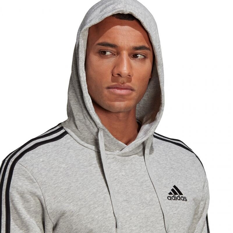 Meeste džemper Adidas Essentials Hoodie M GK9080, hall hind ja info | Meeste pusad | kaup24.ee