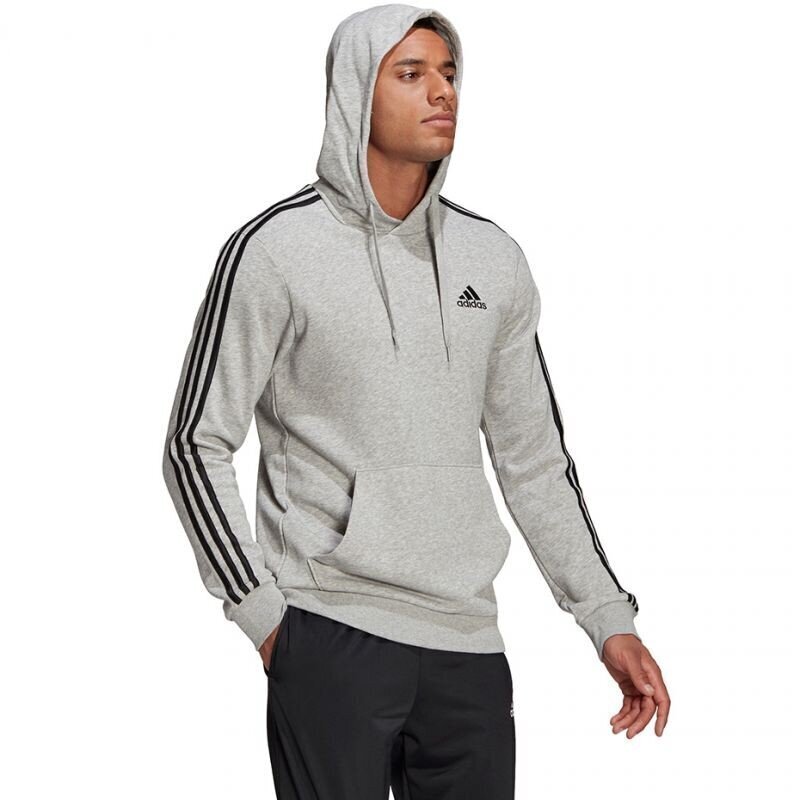 Meeste džemper Adidas Essentials Hoodie M GK9080, hall hind ja info | Meeste pusad | kaup24.ee