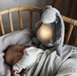 Öövalgusti öölambi ja roosa müraga Moonie küülik, hõbedane hind ja info | Imikute mänguasjad | kaup24.ee