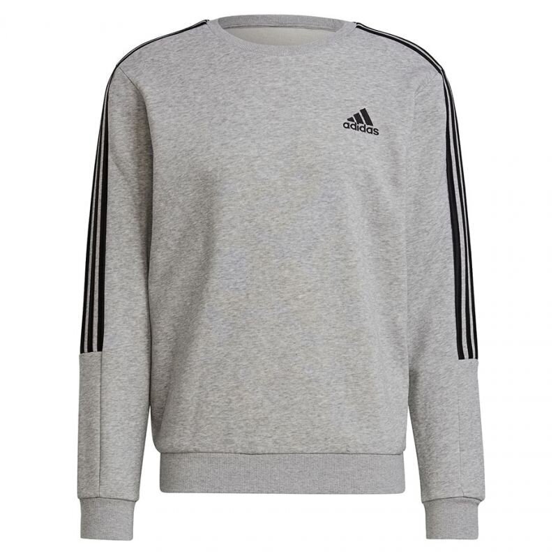 Dressipluus Adidas Essentials Sweatshirt, hall цена и информация | Meeste pusad | kaup24.ee