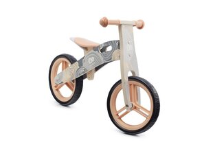 Балансировочный велосипед, серый, Kinderkraft Runner 2021 цена и информация | Детский трехколесный велосипед - коляска с удобной ручкой управления для родителей Riff F95941 2в1, фиолетовый | kaup24.ee
