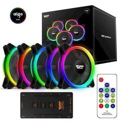 Компьютерный вентилятор DR12 Pro RGB (черный), 120x120 см цена и информация | Компьютерные вентиляторы | kaup24.ee