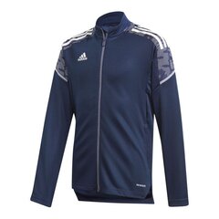 Poiste spordi dressipluus Adidas Condivo 21 Track Jr GK9576, sinine hind ja info | Poiste kampsunid, vestid ja jakid | kaup24.ee