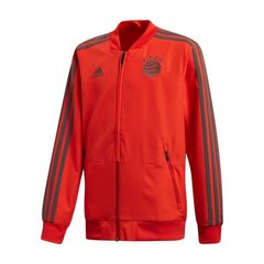Poiste spordi dressipluus Adidas Bayern Munich Jr CW7278, punane hind ja info | Poiste kampsunid, vestid ja jakid | kaup24.ee