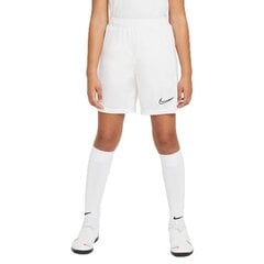 Poiste lühikesed püksid Nike Dry Academy 21 Short Junior CW6109 100, valged цена и информация | Шорты для мальчиков | kaup24.ee