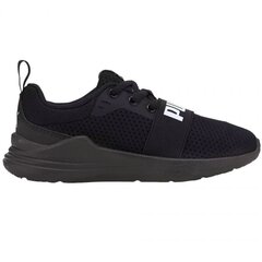 Повседневная обувь для мальчиков Puma Wired Run Jr 374216 01, черная цена и информация | Детская спортивная обувь | kaup24.ee