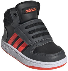 Adidas Jalatsid Hoops Mid 2.0 I Black GZ7780/9K цена и информация | Детская спортивная обувь | kaup24.ee