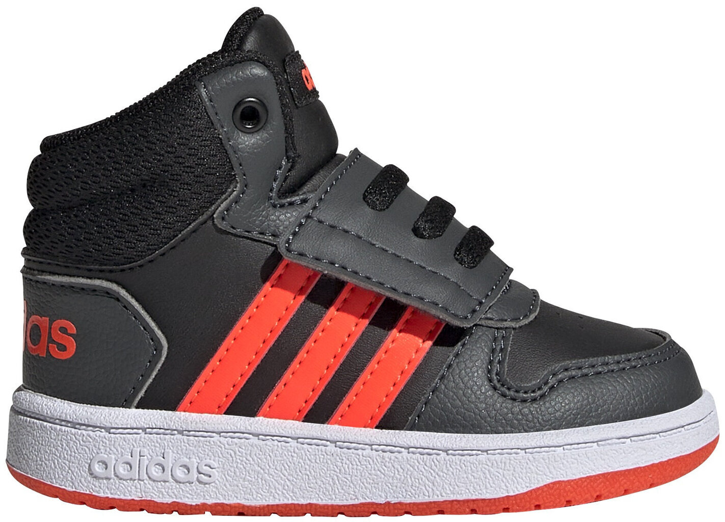 Adidas Jalatsid Hoops Mid 2.0 I Black GZ7780/9K цена и информация | Laste spordijalatsid | kaup24.ee