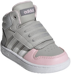 Adidas Jalatsid Hoops Mid 2.0 I Grey Pink GZ7779/9K цена и информация | Детская спортивная обувь | kaup24.ee