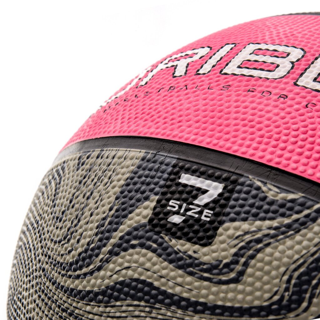 Korvapalli pall Meteor Dribble, suurus 7, roosa hind ja info | Korvpallid | kaup24.ee