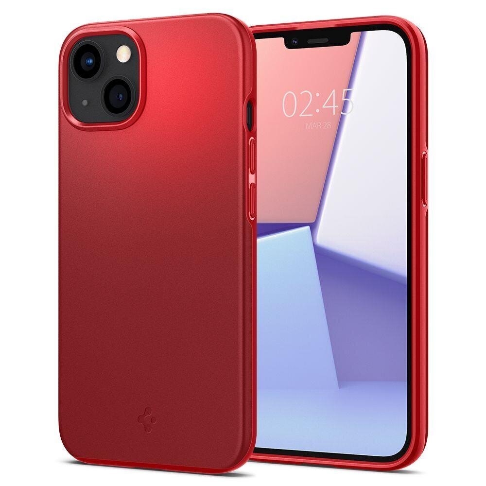 Telefoniümbris SPIGEN THIN FIT, telefonile IPHONE 13 MINI, punane hind ja info | Telefoni kaaned, ümbrised | kaup24.ee