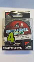 Punutud nöör Dam Crosspower 4-Braid 0,17mm цена и информация | Филаменты | kaup24.ee