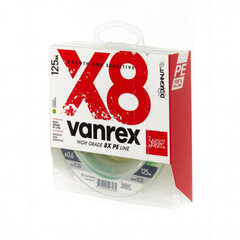 Põimitud traat LUCKY JOHN Vanrex X8 Fluo Green 0,16 mm hind ja info | Tamiilid | kaup24.ee