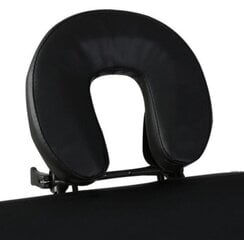 Стол массажный 2-х зонный складной - черный, VANGALOO цена и информация | Аксессуары для массажа | kaup24.ee