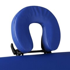 Стол массажный 2-х зонный складной - синий VANGALOO цена и информация | Аксессуары для массажа | kaup24.ee