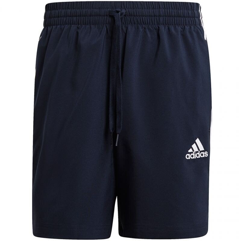 Meeste lühikesed püksid Adidas Aeroready Essentials Chelsea 3-Stripes M GL0023, sinine цена и информация | Meeste lühikesed püksid | kaup24.ee