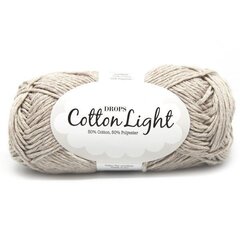 Пряжа Drops Cotton Light  21, 50 g, 105 м цена и информация | Принадлежности для вязания | kaup24.ee
