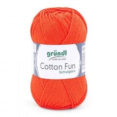 Пряжа GRÜNDL Cotton Fun 18, 50 г, 115 м цена и информация | Принадлежности для вязания | kaup24.ee