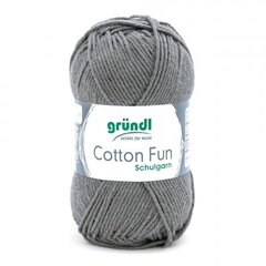 Пряжа GRÜNDL Cotton Fun 25, 50 г, 115 м цена и информация | Принадлежности для вязания | kaup24.ee