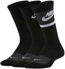 Мужские носки Nike Y Nk Everyday Cush Crew Black DA2401 903/34-38, 3 пары цена и информация | Мужские носки | kaup24.ee