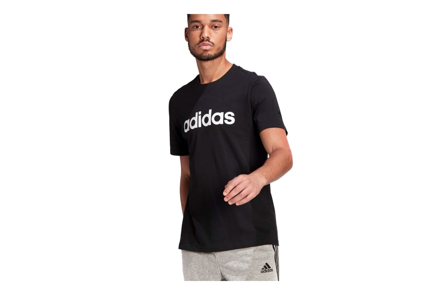 T-Särk Adidas Essentials Tee Black цена и информация | Meeste T-särgid | kaup24.ee