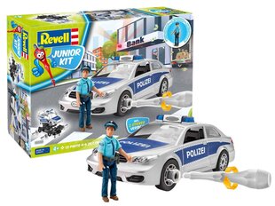 Revell - JUNIOR KIT Police car with figure, 1/20, 00820 цена и информация | Конструкторы и кубики | kaup24.ee