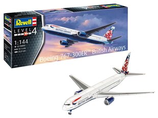 Revell - Boeing 767-300ER British Airways Chelsea Rose, 1/144, 03862 цена и информация | Конструкторы и кубики | kaup24.ee